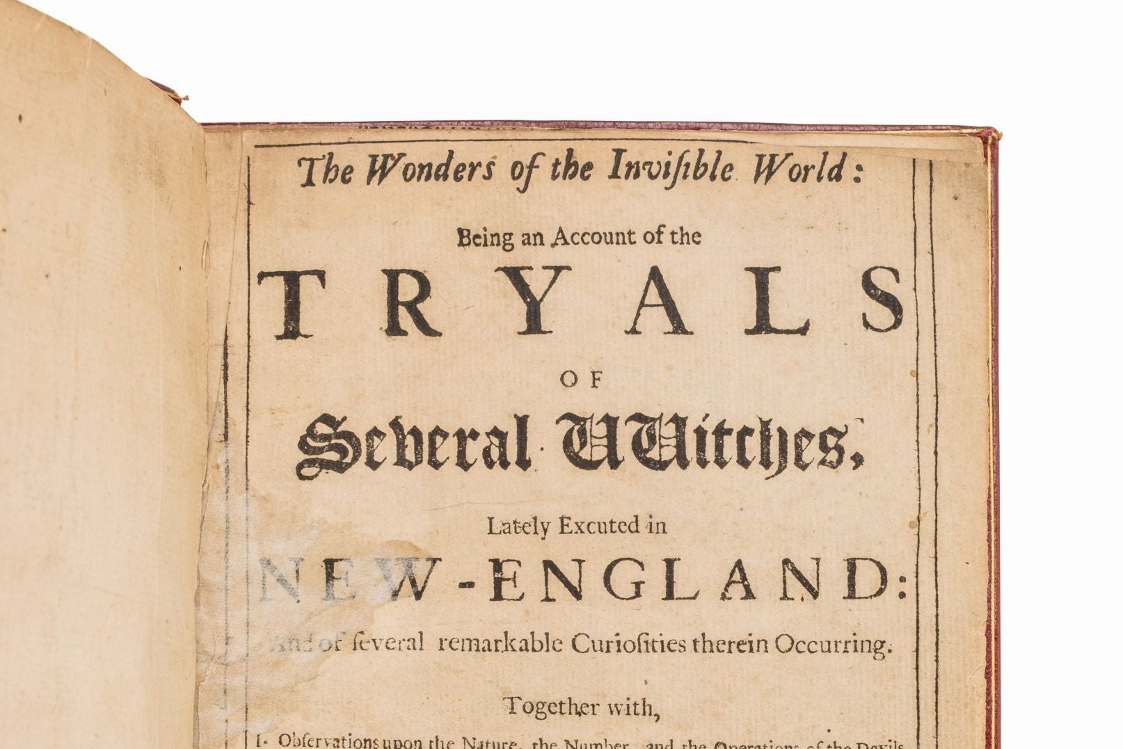 The "Official Version" Of The Salem Witch Trials