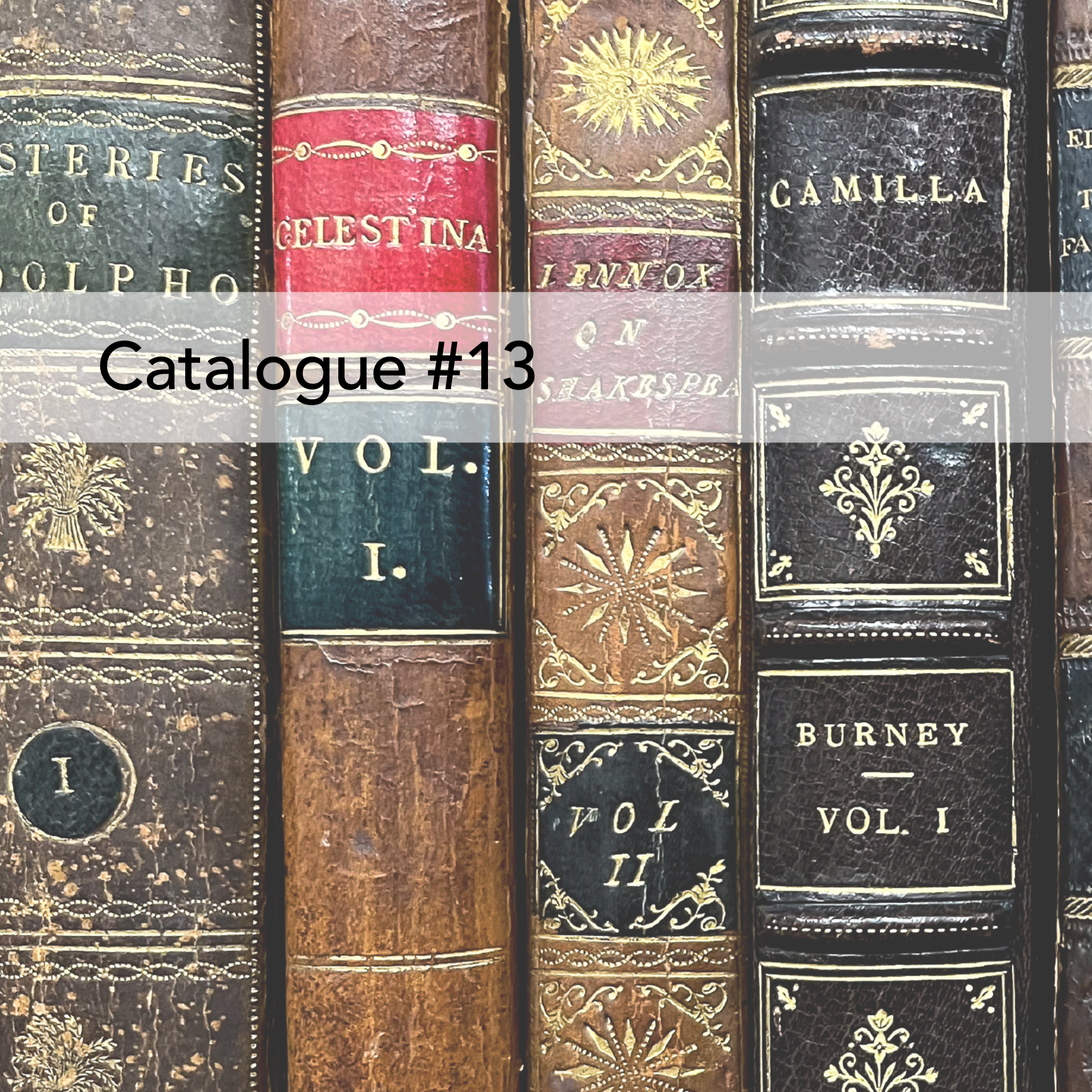 Catalogue #13: Jane Austen's Bookshelf