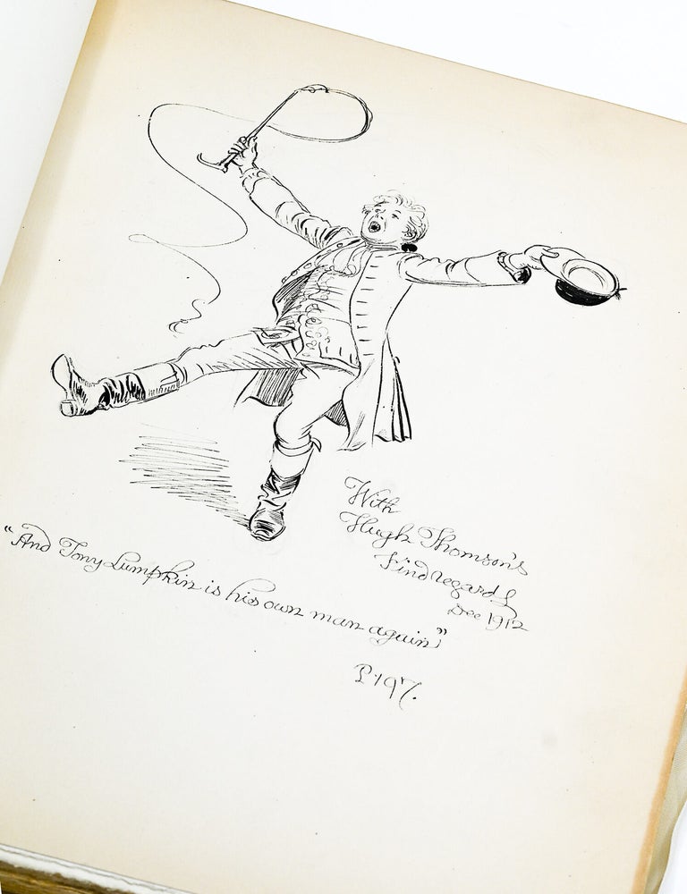SHE STOOPS TO CONQUER [With Original Drawing]