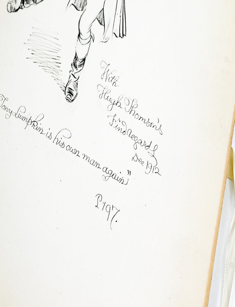 SHE STOOPS TO CONQUER [With Original Drawing]