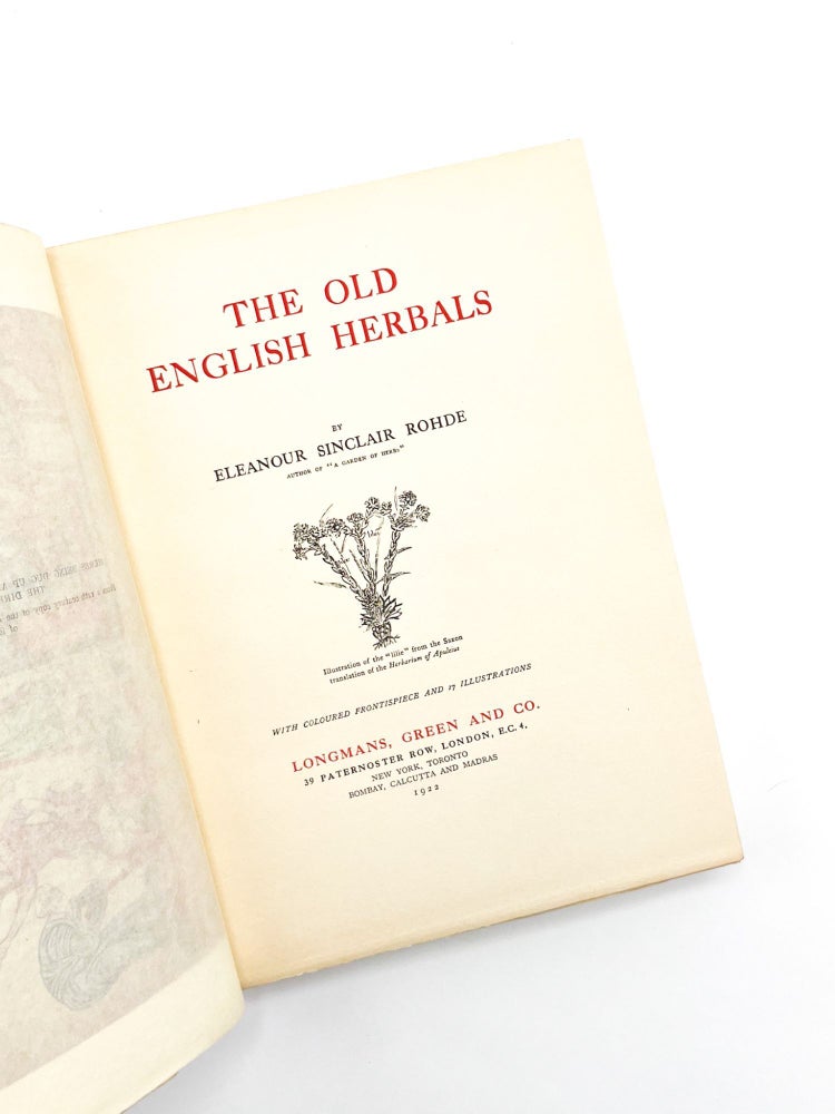 THE OLD ENGLISH HERBALS