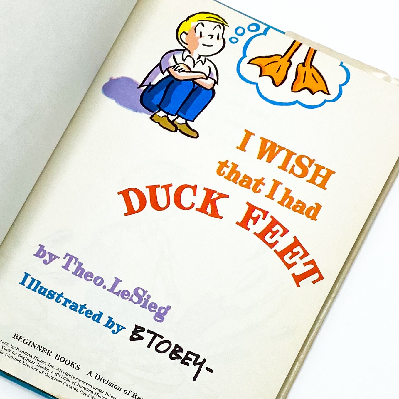 I WISH THAT I HAD DUCK FEET | Seuss Dr., Theo LeSieg