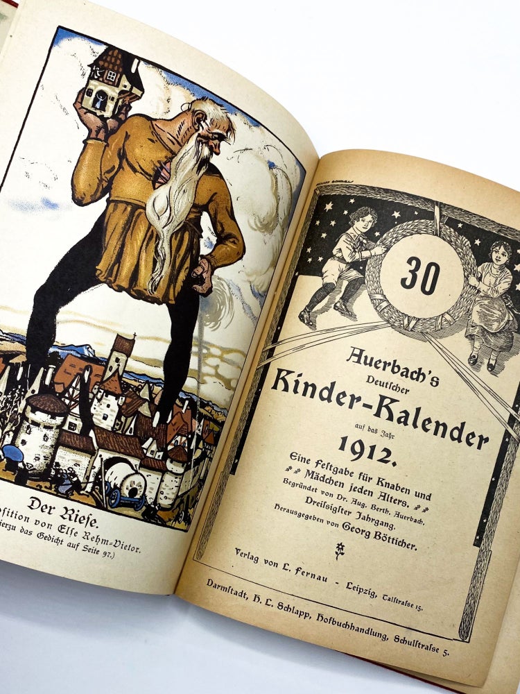 AUERBACH'S DEUTSCHER KINDER-KALENDER AUF BAS JAHR 1912