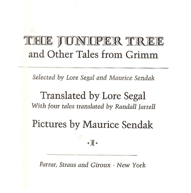 THE JUNIPER TREE