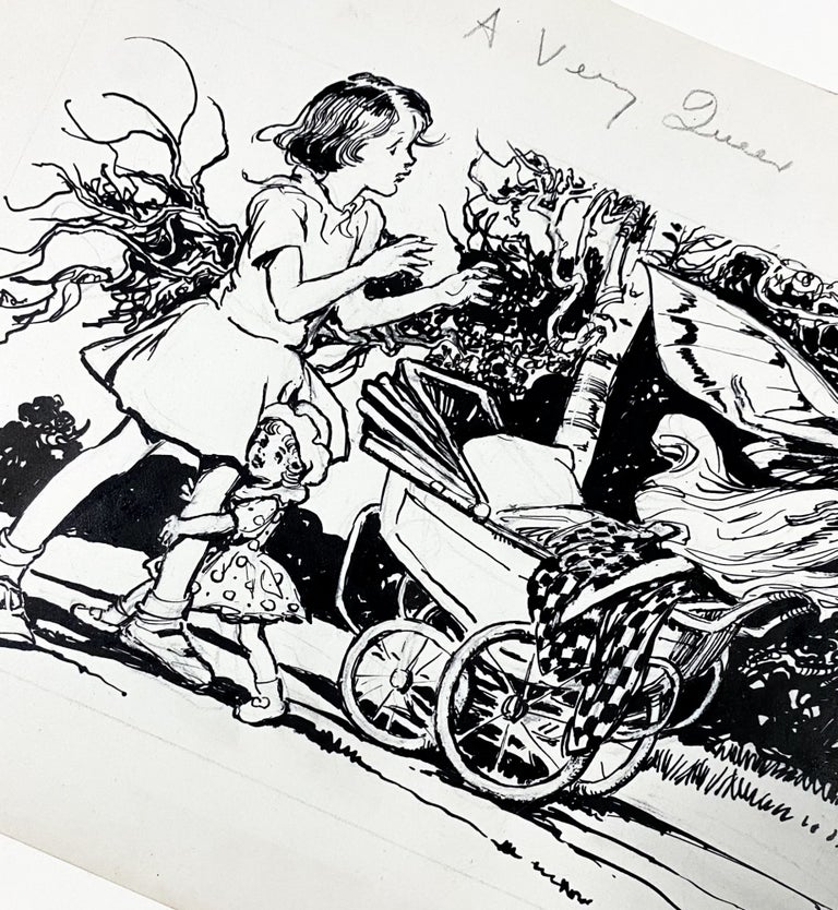 Original Pen-and-Ink Illustrations for "A Very Queer Thing"
