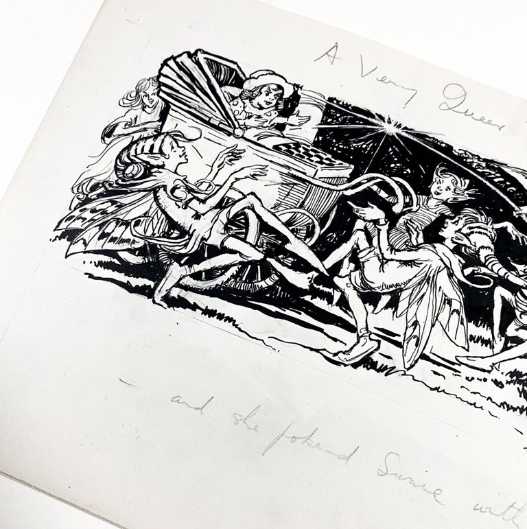 Original Pen-and-Ink Illustrations for "A Very Queer Thing"