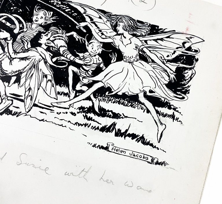 Original Pen-and-Ink Illustrations for "A Very Queer Thing"