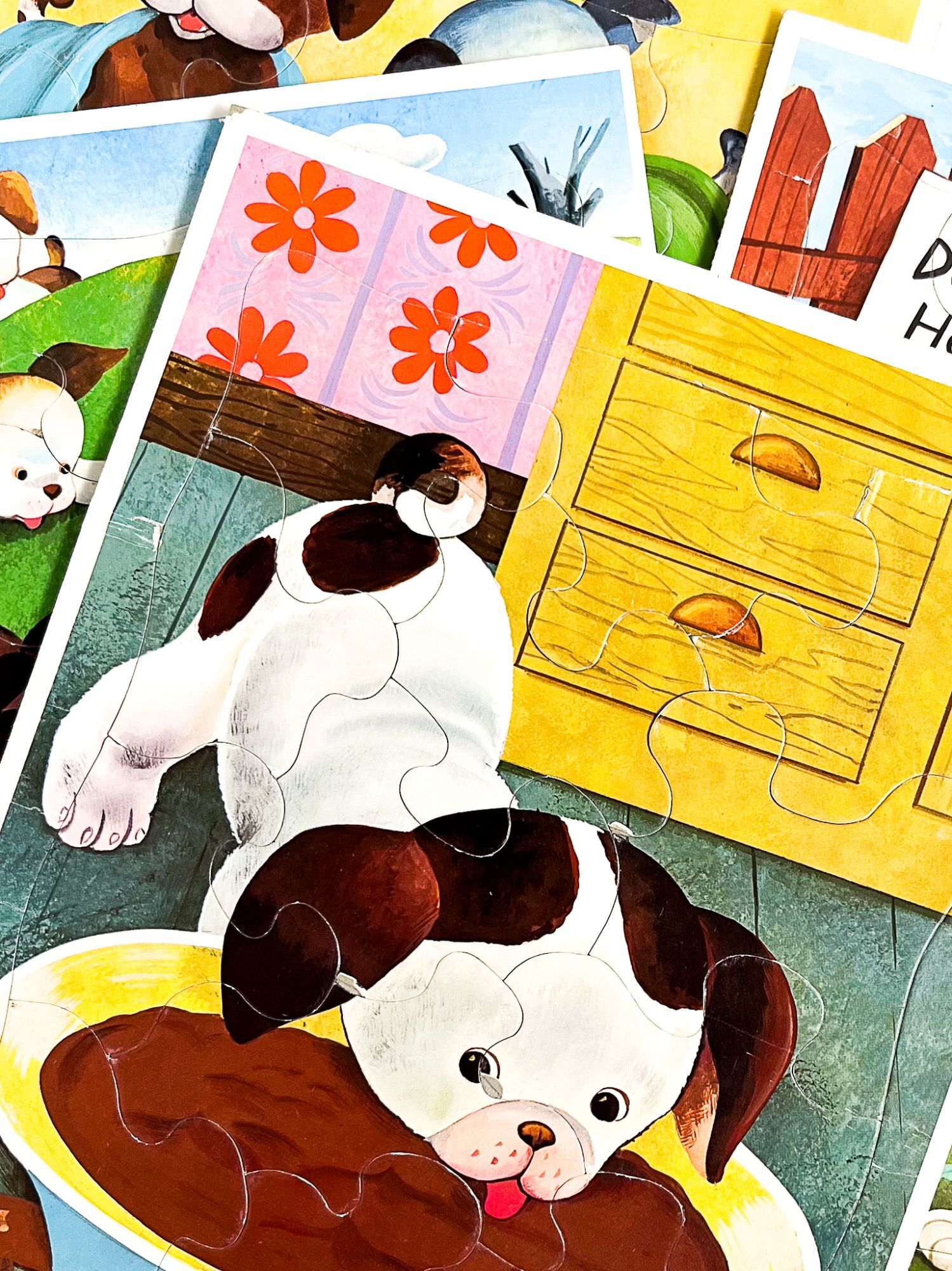 THE POKY LITTLE PUPPY FRAME TRAY PUZZLES | Gustaf Teggren, Janette