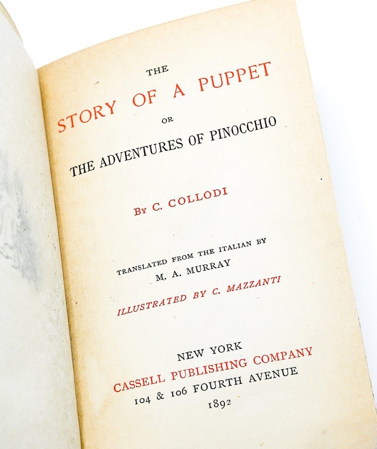 STORY OF A PUPPET, OR THE ADVENTURES OF PINOCCHIO