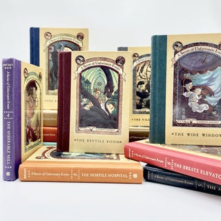 Item #31503 Complete SERIES OF UNFORTUNATE EVENTS [with:] LEMONY SNICKET: THE UNAUTHORIZED...