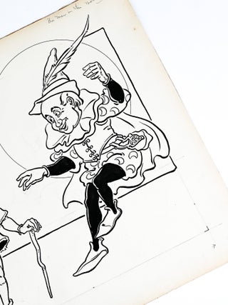 Item #31915 Original illustration: "The Man in the Moon" from MOTHER GOOSE. W. W Denslow