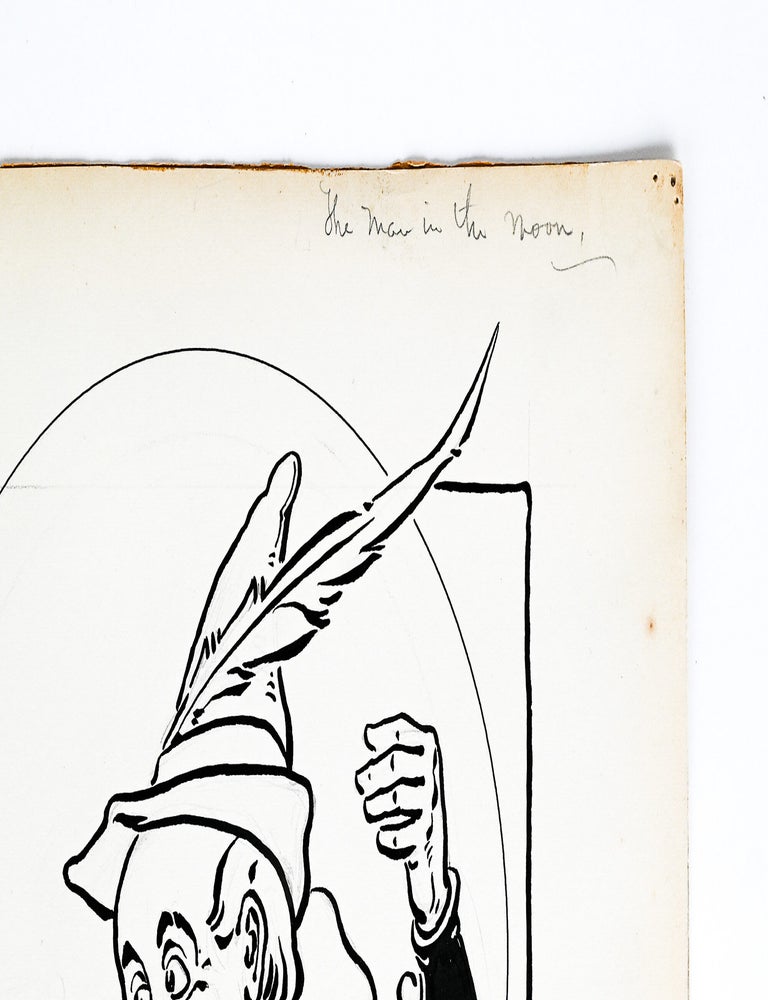 Original illustration: "The Man in the Moon" from MOTHER GOOSE