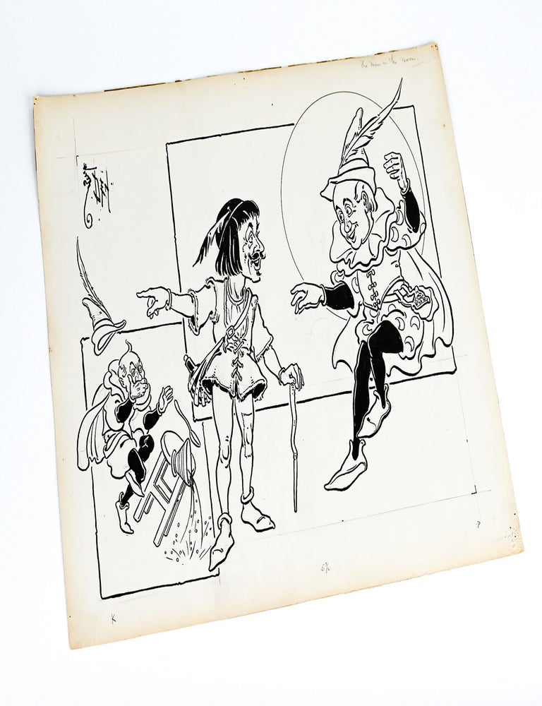Original illustration: "The Man in the Moon" from MOTHER GOOSE
