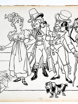 Item #31920 Original illustration: "Higgeldy Piggeldy" from MOTHER GOOSE. W. W Denslow