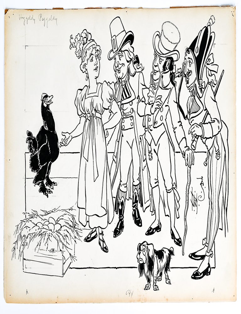 Original illustration: "Higgeldy Piggeldy" from MOTHER GOOSE