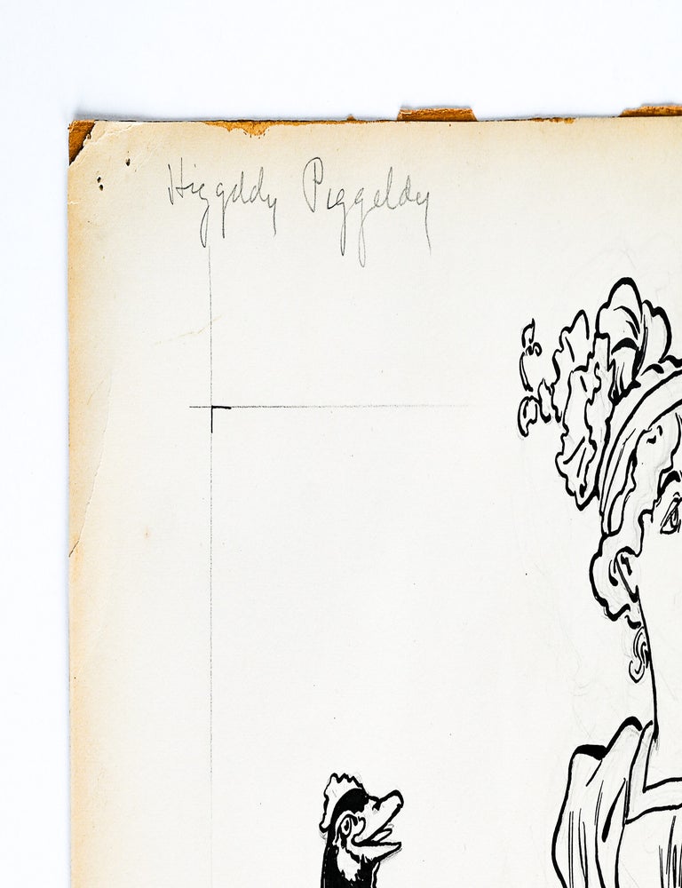 Original illustration: "Higgeldy Piggeldy" from MOTHER GOOSE