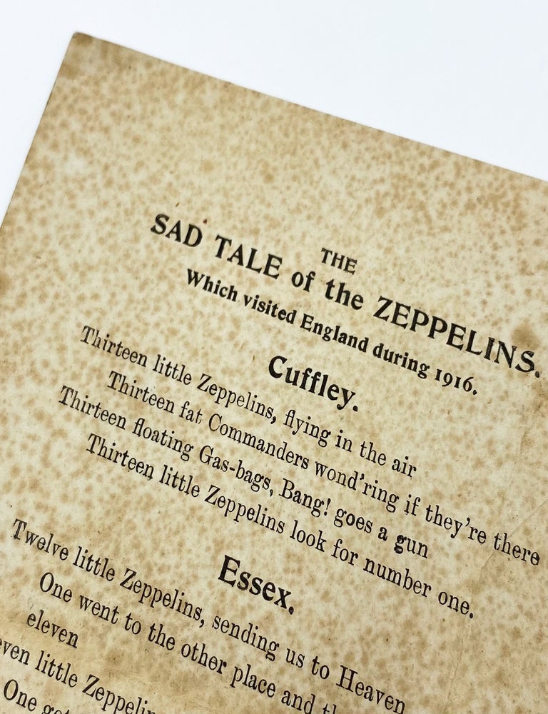 THE SAD TALE OF THE ZEPPELINS
