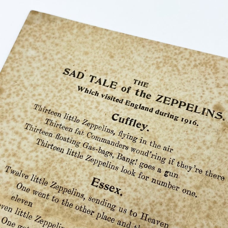 THE SAD TALE OF THE ZEPPELINS