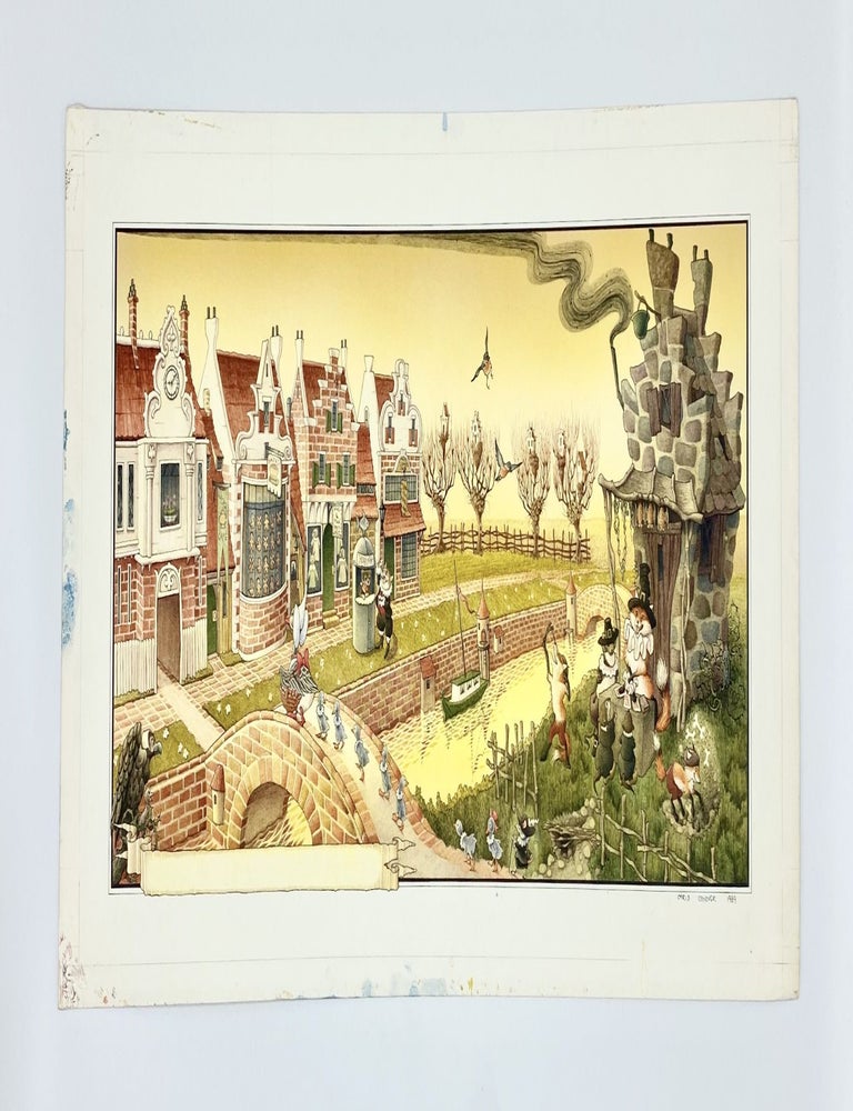 Original art from MOTHER GOOSE AND THE SLY FOX