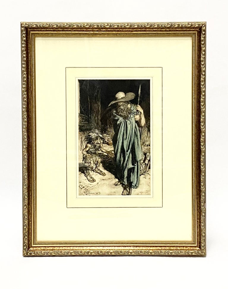 Item #35240 Original art from SIEGFRIED AND THE TWILIGHT OF THE GODS. Arthur Rackham, Richard Wagner.