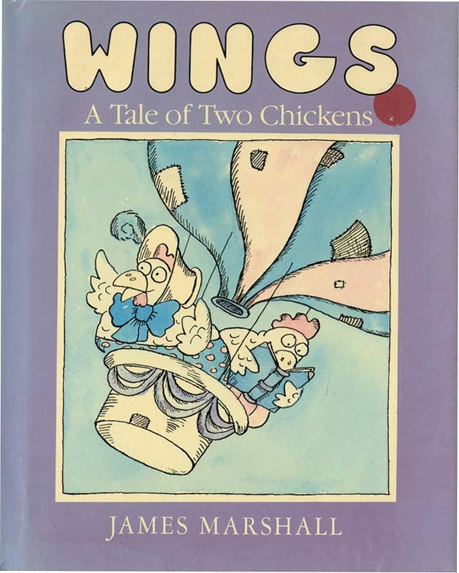Item #37895 WINGS: A TALE OF TWO CHICKENS. James Marshall.