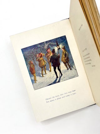 THE CHRISTMAS BOOK OF CAROLS & SONGS. W. S. W. Anson, Alan Wright, Stokes.