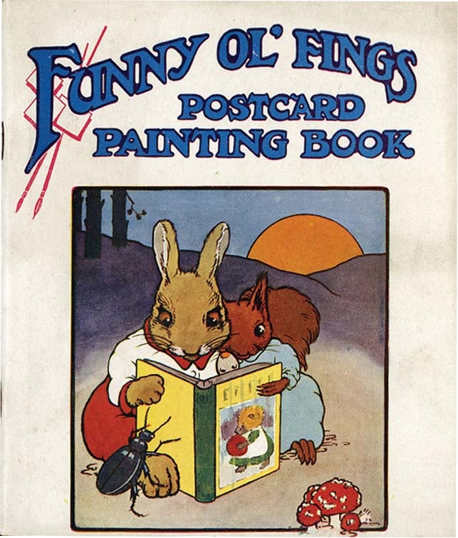 FUNNY OL' FINGS: POSTCARD PAINTING BOOK