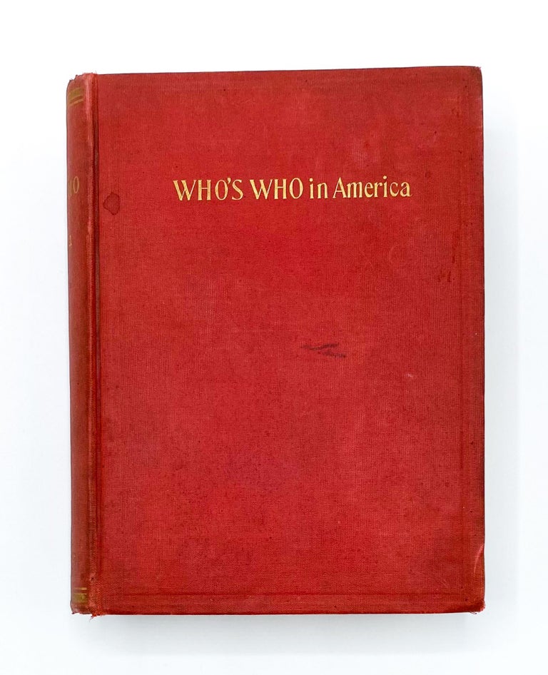 WHO'S WHO IN AMERICA