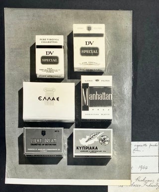 Item #39705 Photo Album of Tobacco Industry Packaging. Freddie Squires