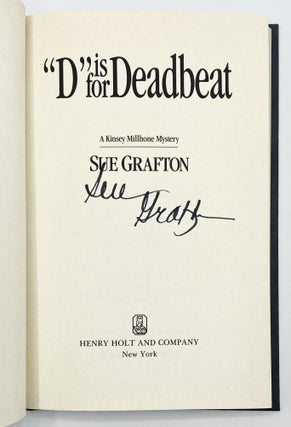 "D" IS FOR DEADBEAT. Sue Grafton.