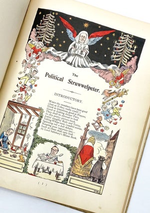 Item #40223 THE POLITICAL STRUWWELPETER. Harold Begbie, F. Carruthers Gould, Heinrich Hoffman
