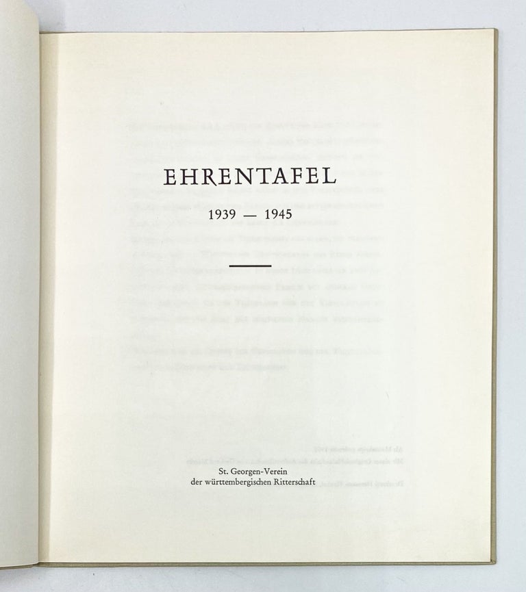 EHRENTAFEL 1939-1945