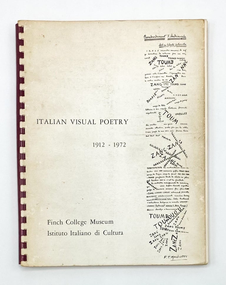 ITALIAN VISUAL POETRY 1912-1972