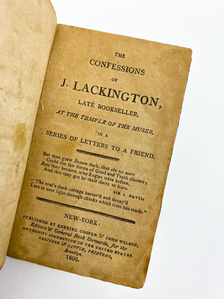 THE CONFESSIONS OF J. LACKINGTON