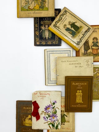Collection of 15 Illustrated Almanacks. Kate Greenaway.