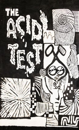 Item #40730 THE ACID TEST [Original Acid Test Banner]. Ken Kesey