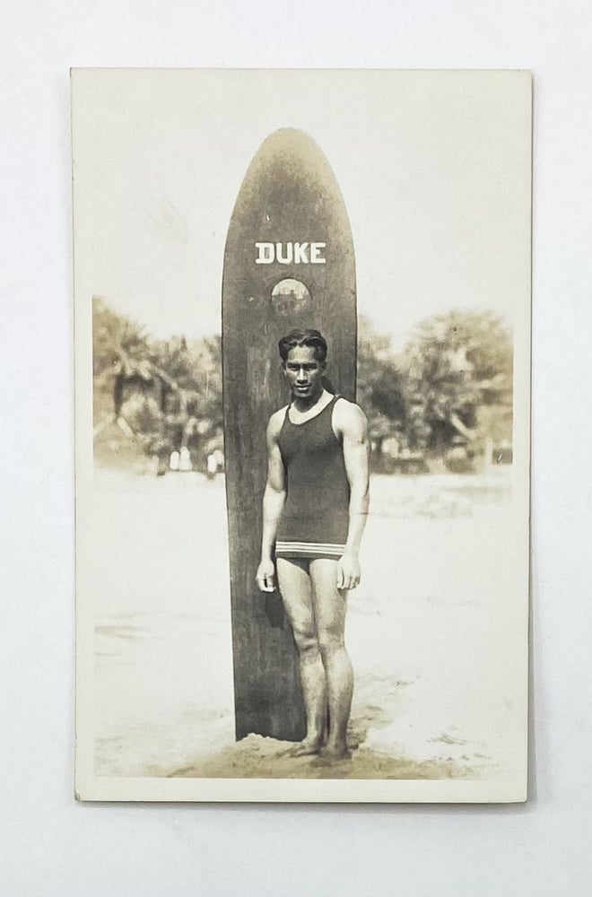 Original Real Photo Postcard of Duke Kahanamoku