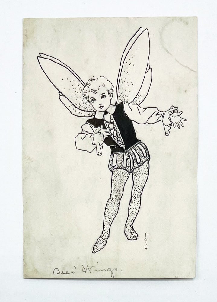 Original Art of a Fairy Boy "Bees'-Wings" from THE FAIRY CHANGELING