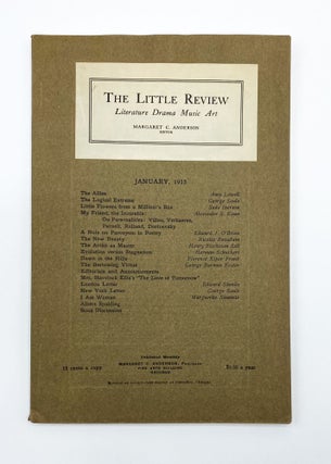 THE LITTLE REVIEW, Vol. 1, No. 10. Margaret C. Anderson, Amy Lowell.