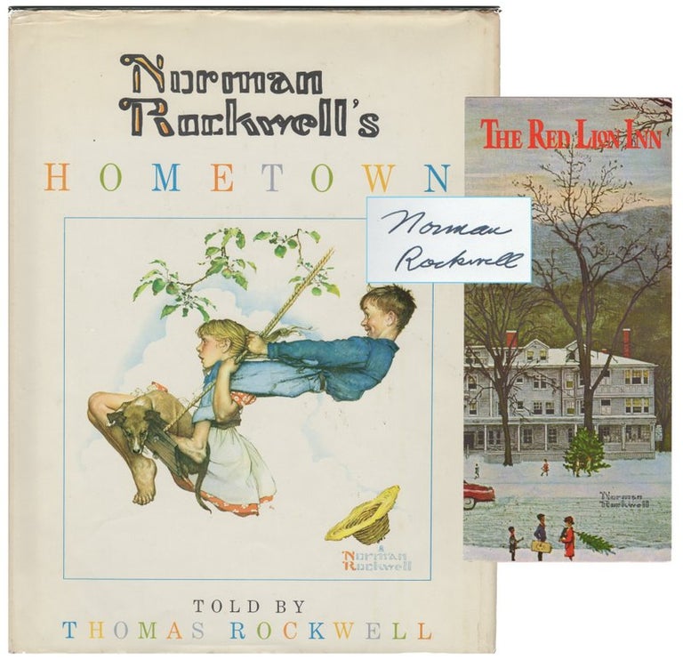 Item #41112 NORMAN ROCKWELL'S HOMETOWN. Norman Rockwell, Thomas ROCKWELL.
