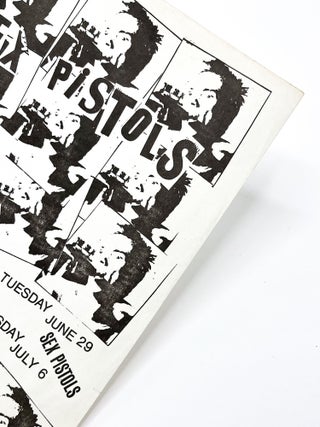 Item #41240 Original Handbill Advertising the Sex Pistols at the 100 Club, Oxford Street, London,...