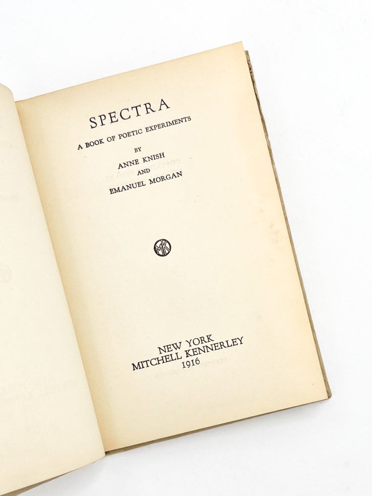 SPECTRA: New Poems, A Book of Poetic Experiments