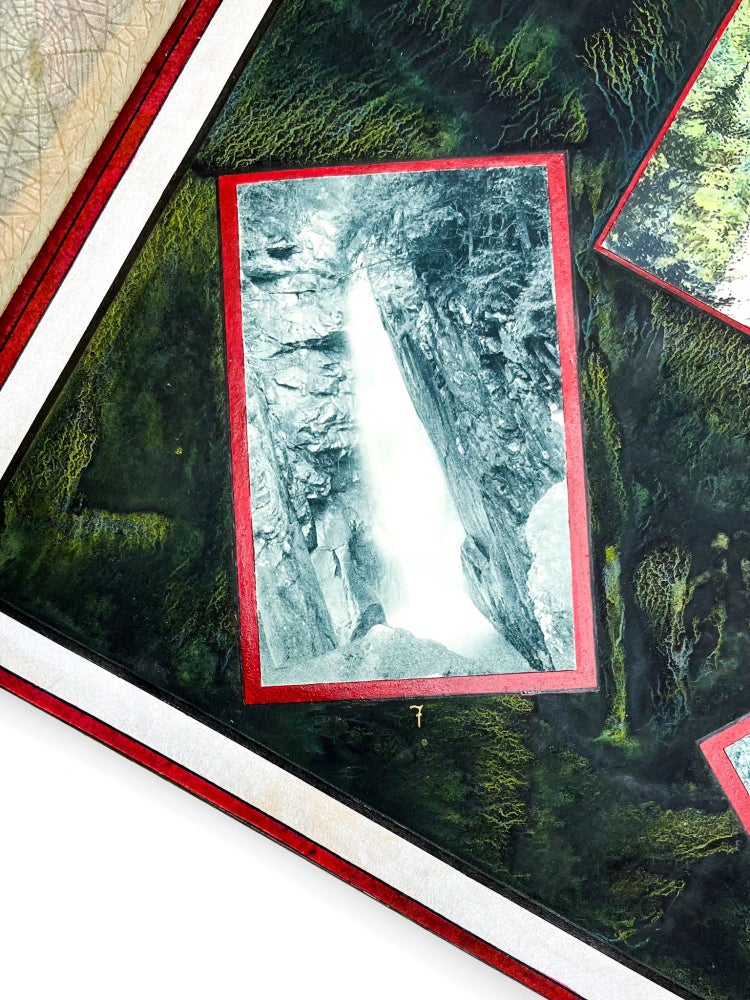VYSOKE TATRY [Hand-Illuminated Travel Album of Souvenir Post Cards and Original Photographs of the Tatry Mountain Region of Czechoslovakia, Poland, and Hungary]
