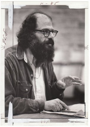 Original 1969 Press Photo of Allen Ginsberg. Allen - Subject GINSBERG, MALASHUK.
