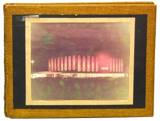 Item #41404 [Photo Album Documenting Construction of Plaza Movie Theater]. Architecture