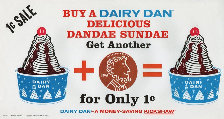 [Archive of Signage for Dairy Dan Ice Cream Truck Franchise]