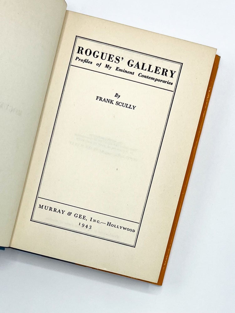ROGUES' GALLERY: Profiles of My Eminent Contemporaries