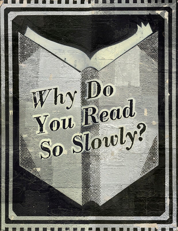 Why Do You Read So Slowly? [Original Artwork]