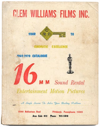 Item #41617 1969-1970 RENTAL CATALOGUE: 16mm Sound Recreational Motion Pictures [Cover Title