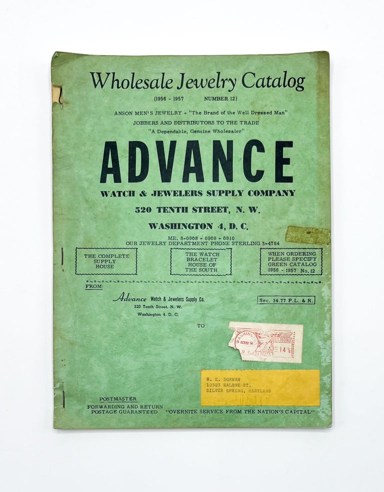WHOLESALE JEWELRY CATALOG: Number 12 1956-1957 [Cover Title - Illustrated Product Catalog]